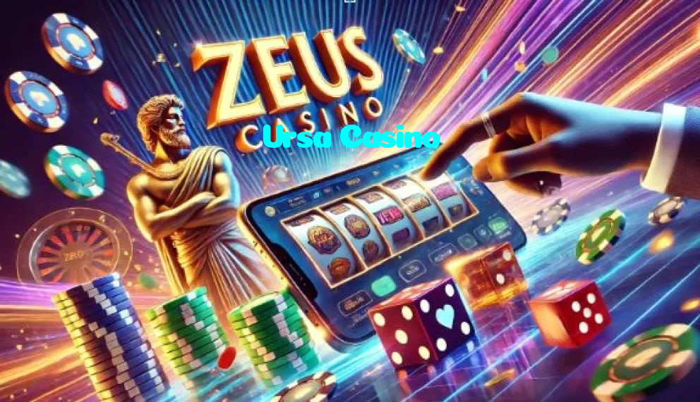 Ursa Casino casino presented on mobile device in Pakistan with slots and live games